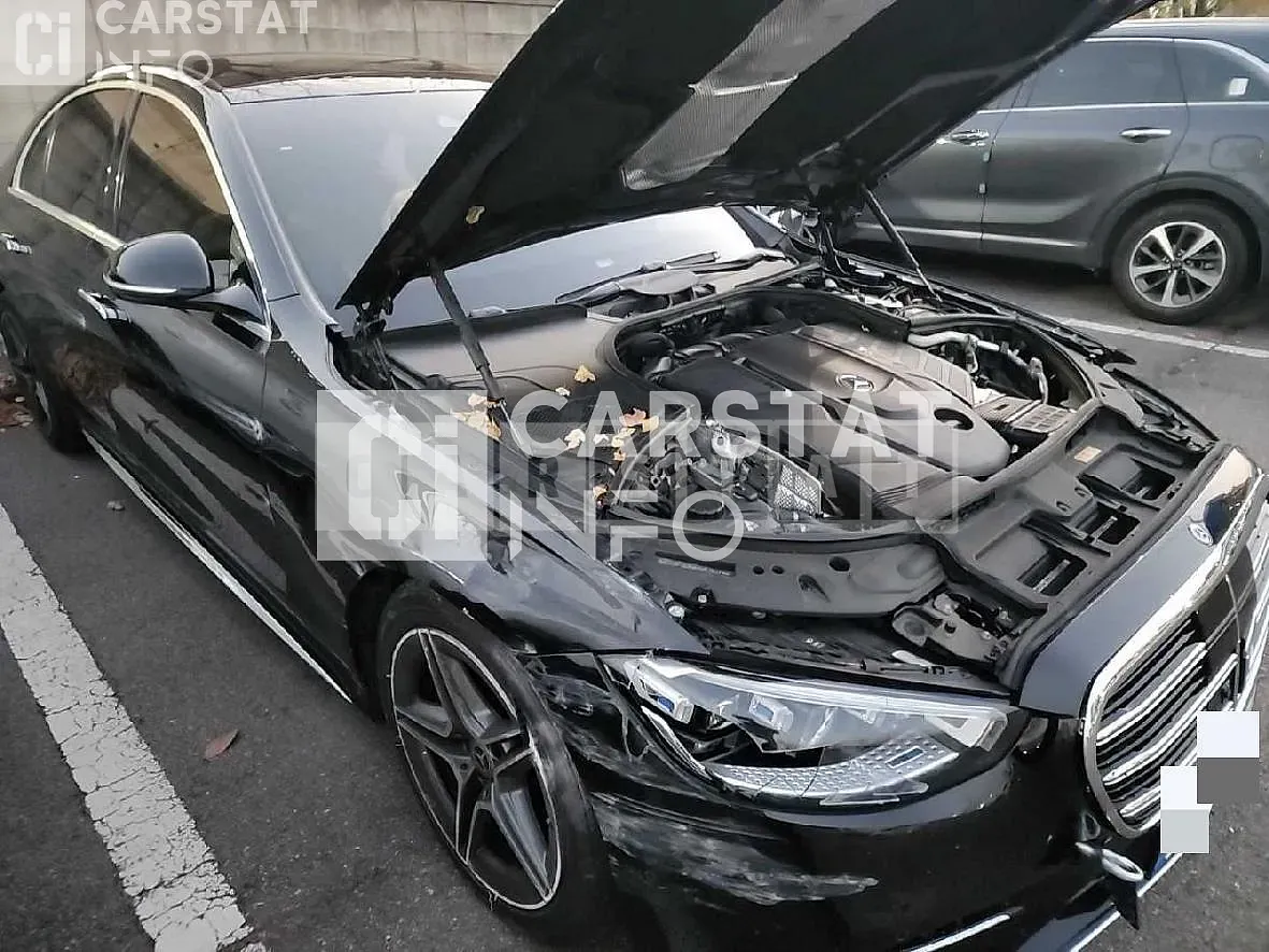 Photo 2 of 48: 2021 Mercedes-Benz S400d 4Matic, VIN W1K6F3DB2MA015174 — Korean insurance auction