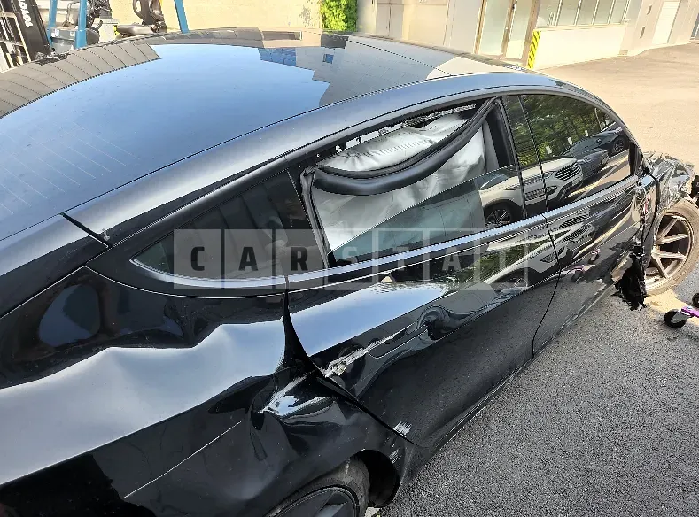 Photo 2 of 5: 2021 Tesla Model 3 Long Range, VIN 5YJ3E1EB1MF010333 — Korean insurance auction