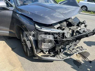 Photo 1 of 11: 2019 Hyundai Santa Fe, VIN KMHS281BBKU184253 — Korean insurance auction