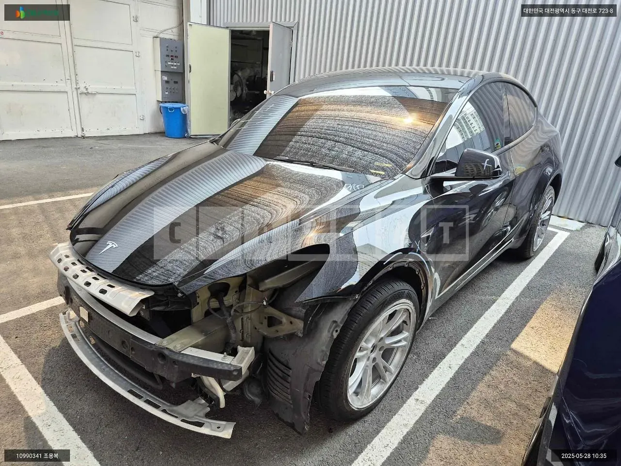 Photo 2 of 16: 2023 Tesla Model Y RWD, VIN LRWYGCFSXRC189144 — Korean insurance auction