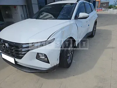 Photo 1 of 15: 2023 Hyundai Tucson, VIN KMHJC81BGPU223472 — Korean insurance auction