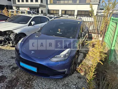 Photo 1 of 30: 2021 Tesla Model 3 Long Range, VIN 5YJ3E1EB3MF913793 — Korean insurance auction