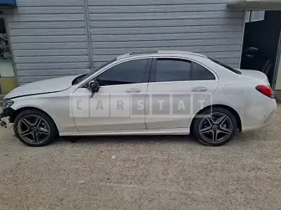 Photo 1 of 9: 2021 Mercedes-Benz C200, VIN W1KWF8AB2MR607421 — Korean insurance auction
