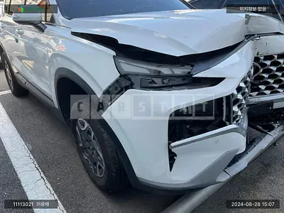 Photo 1 of 24: 2021 Hyundai Santa Fe Hybrid, VIN KMHS3811BNU015529 — Korean insurance auction