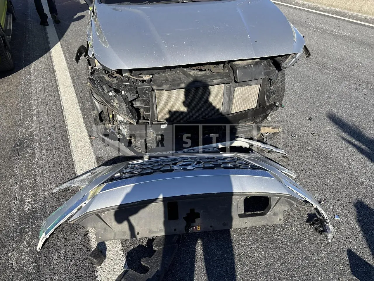 Photo 2 of 15: 2019 Hyundai Santa Fe, VIN KMHS281ABLU260663 — Korean insurance auction