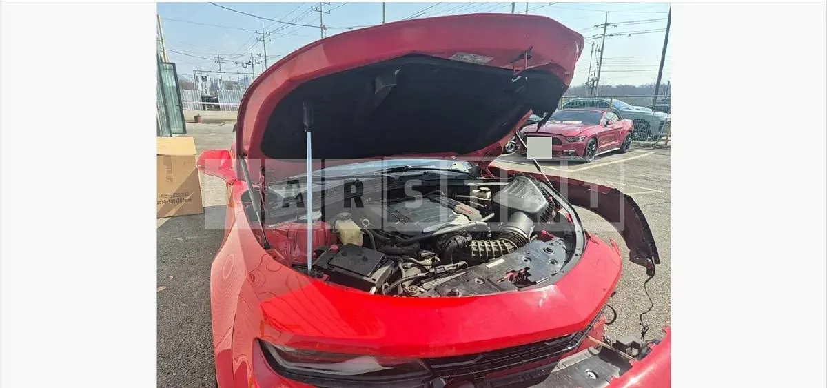 Photo 2 of 40: 2017 Chevrolet Camaro Ss Volcano Red — Korean insurance auction