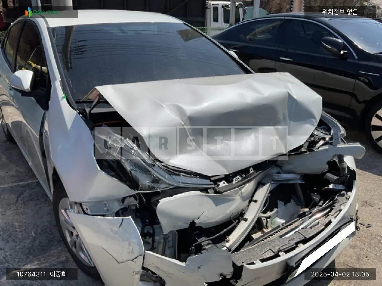 Photo 2 of 15: 2017 Toyota Prius, VIN JTDKBRFU7H3572310 — Korean insurance auction