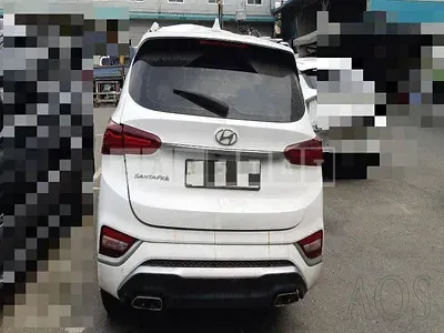 Photo 1 of 38: 2019 Hyundai Santa Fe, VIN KMHS581BBLU263475 — Korean insurance auction