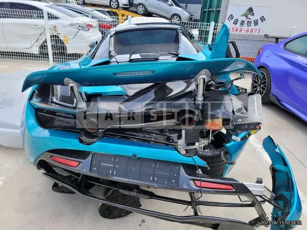 Photo 2 of 19: 2022 Mclaren 720S Spider, VIN SBM14FCBXNW006876 — Korean insurance auction