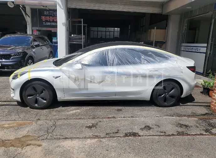 Photo 2 of 5: 2020 Tesla Model 3 Long Range, VIN 5YJ3E1EB9LF585214 — Korean insurance auction