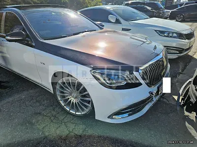 Photo 1 of 33: 2018 Mercedes-Benz S650, VIN WDDUX8AB6JA386081 — Korean insurance auction