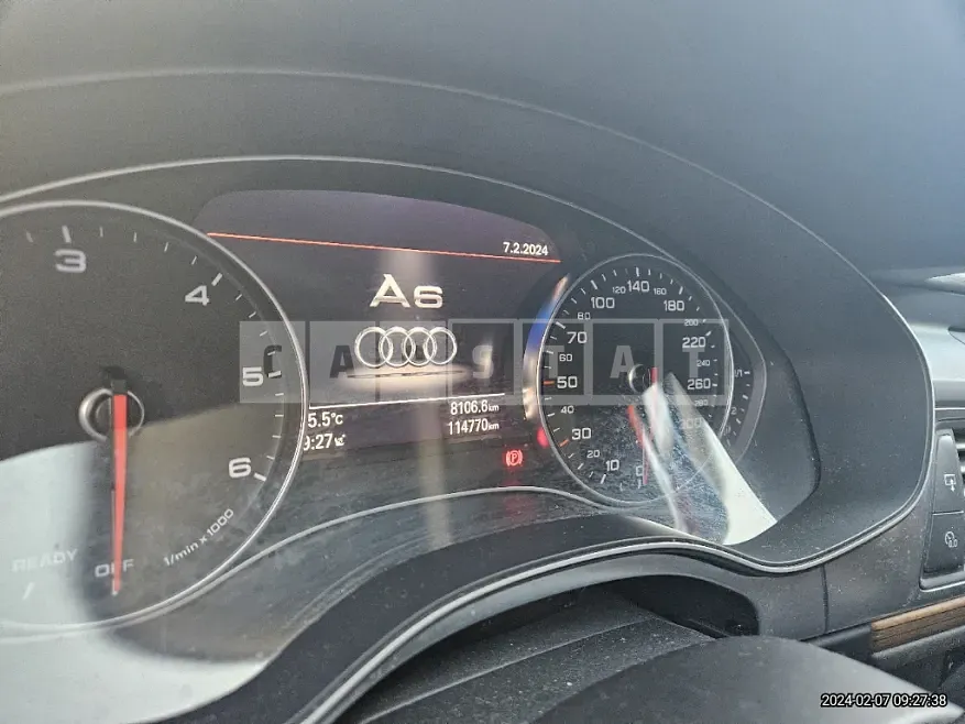 Photo 2 of 25: 2016 Audi A6 40 TDI quattro, VIN WAUZZZ4G5GN102591 — Korean insurance auction