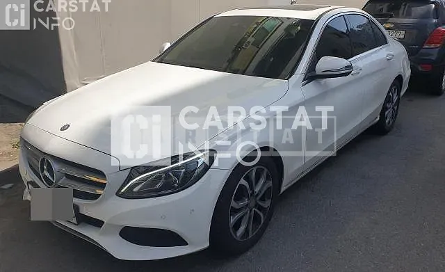 Photo 2 of 4: 2016 Mercedes-Benz C220 d, VIN WDDWF0EB9GR196552 — Korean insurance auction
