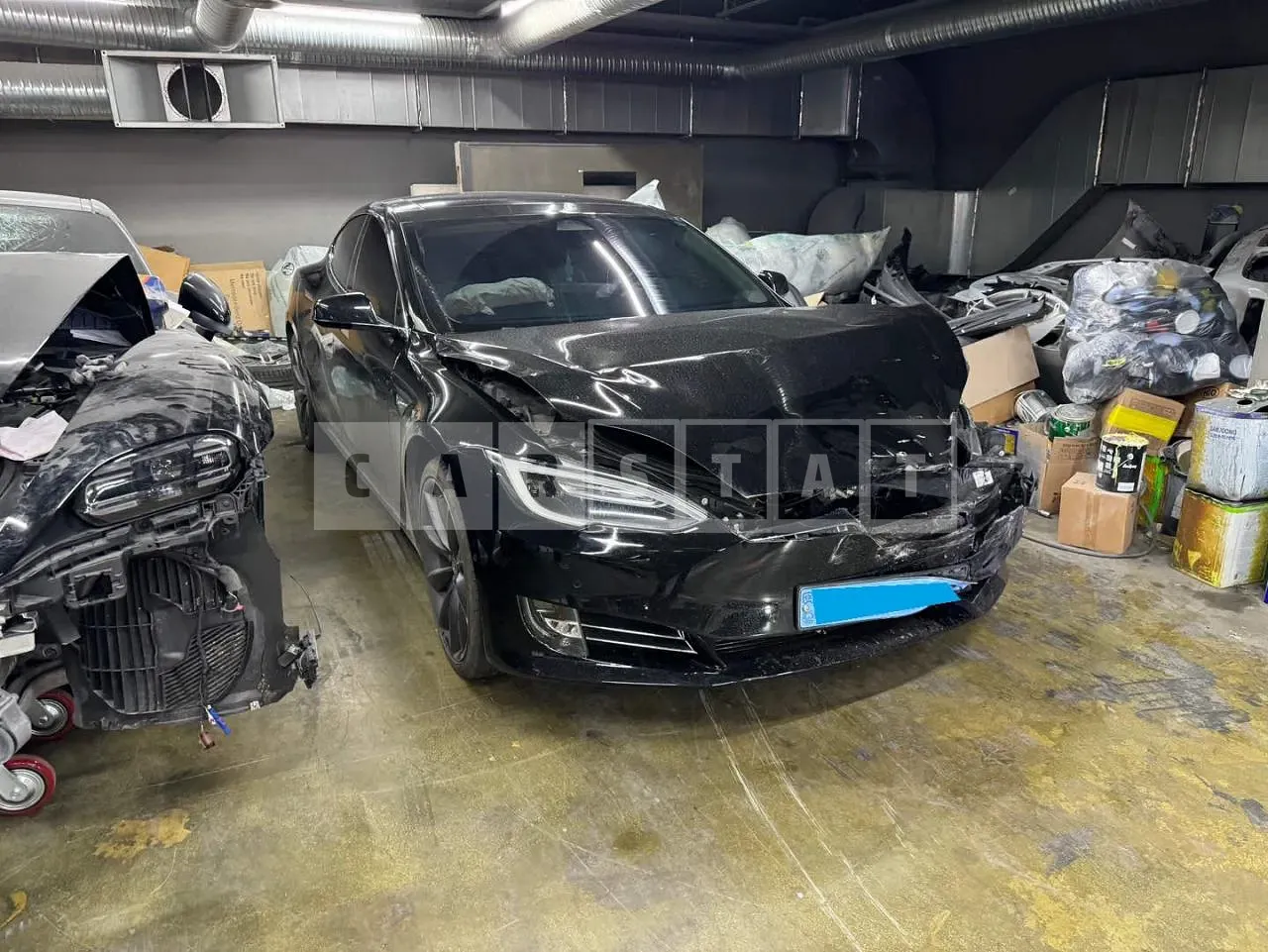 Photo 2 of 48: 2017 Tesla Model S 90d, VIN 5YJSA1E24HF219031 — Korean insurance auction