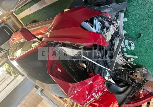Photo 3 of 3: 2021 Tesla Model 3 Long Range, VIN 5YJ3E1EB4MF010519 — Korean insurance auction