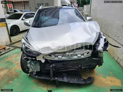 Photo 1 of 16: 2015 Hyundai Tucson, VIN KMHJU81VBFU039886 — Korean insurance auction