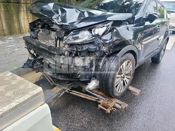 Photo 2 of 9: 2015 Kia Sportage, VIN KNAPC813BFK784914 — Korean insurance auction
