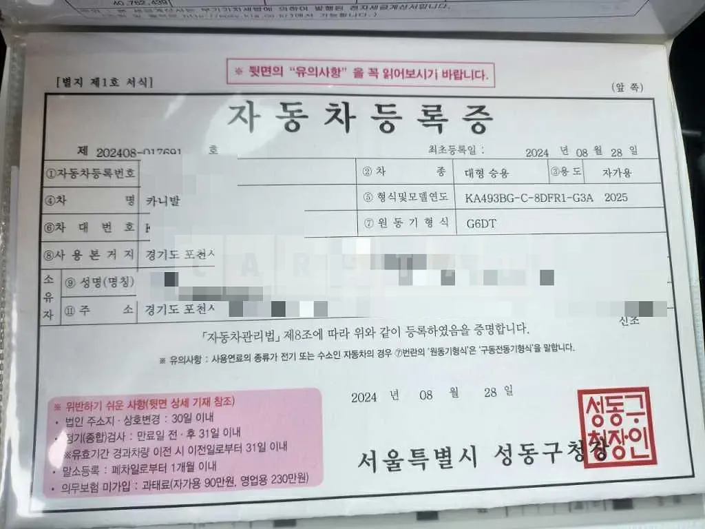 Photo 2 of 25: 2024 Kia Carnivals — Korean insurance auction