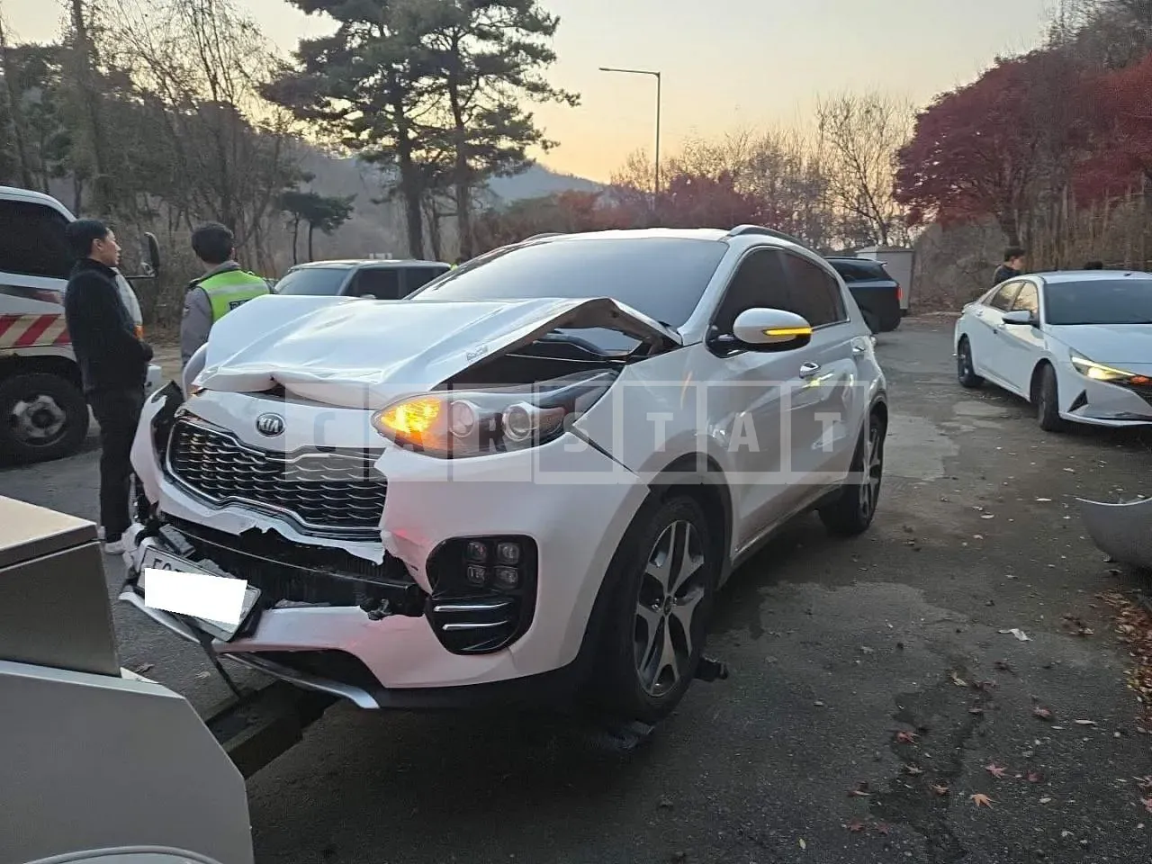 Photo 2 of 11: 2018 Kia Sportage, VIN KNAPM813BJK461999 — Korean insurance auction