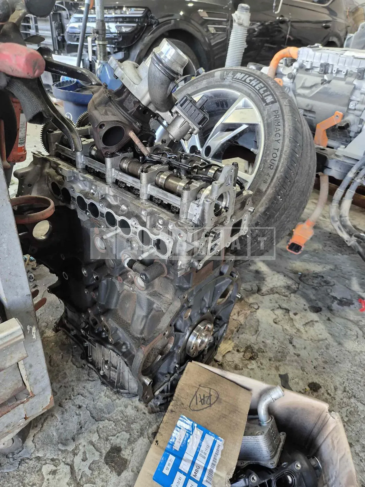 Photo 2 of 5: 2019 Hyundai Engine Tucson, VIN KMHJ581ADKU979457 — Korean insurance auction