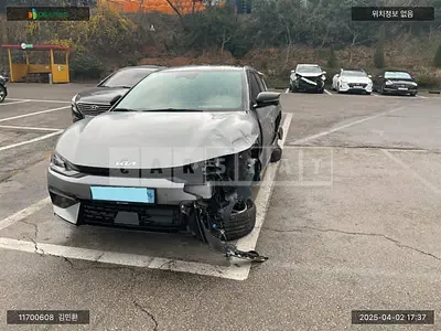 Photo 1 of 21: 2022 Kia EV6, VIN KNAC581CPNA044763 — Korean insurance auction
