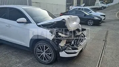 Photo 1 of 13: 2016 Hyundai Tucson, VIN KMHJ381ABGU026409 — Korean insurance auction