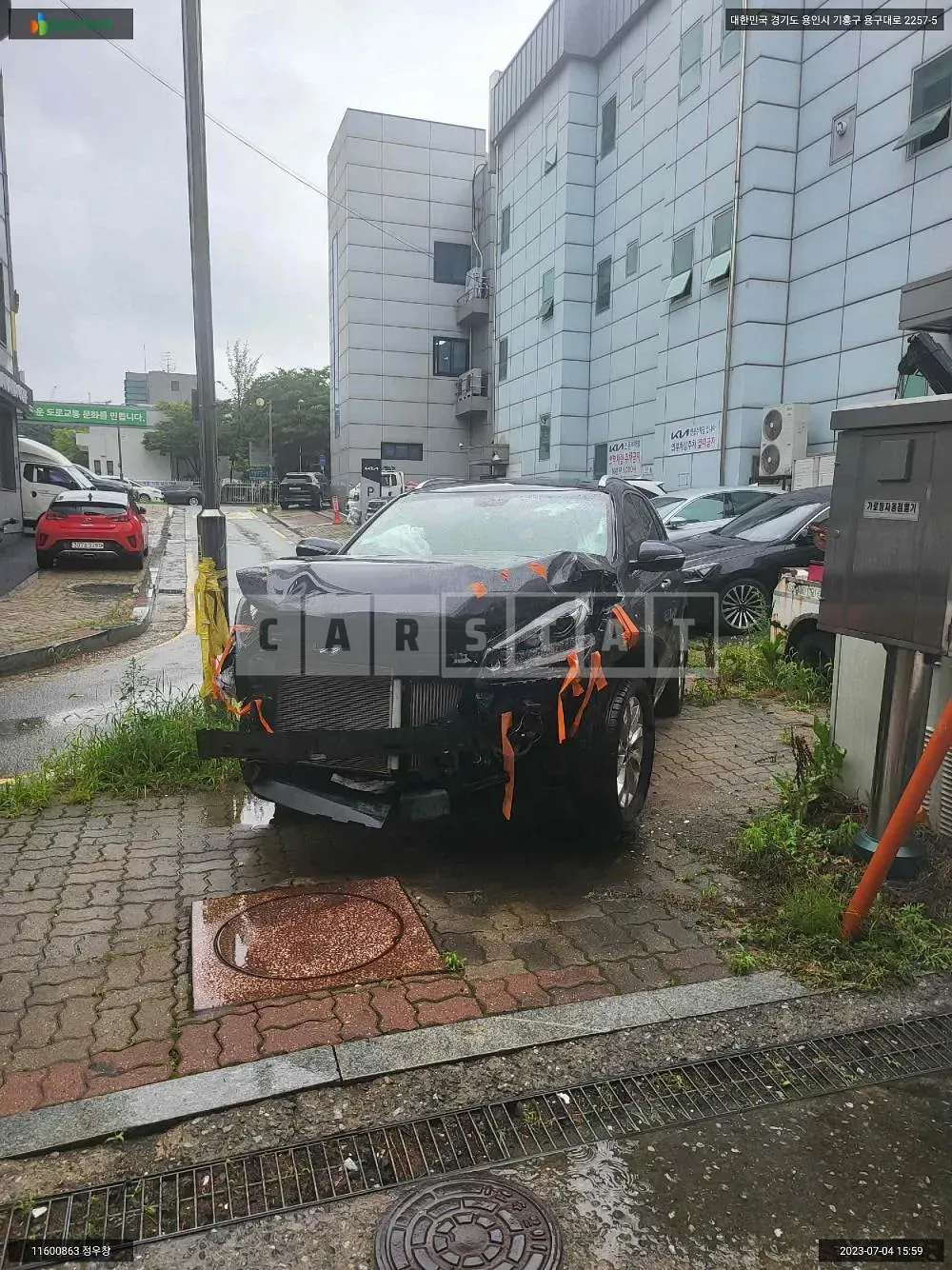 Photo 2 of 15: 2018 Kia Sorento /Sorrento, VIN KNAPG81BBJA469880 — Korean insurance auction