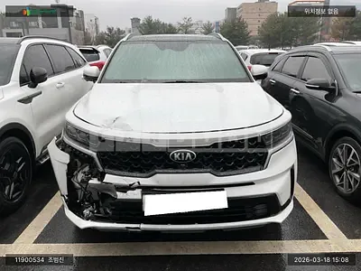 Photo 1 of 12: 2020 Kia Sorento, VIN KNARH81BGMA053758 — Korean insurance auction