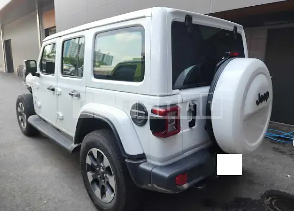 Photo 2 of 41: 2022 Jeep Zip Wrangler Sahara, VIN 1C4HJXEN4NW216659 — Korean insurance auction