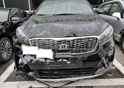 Photo 1 of 9: 2018 Kia Sorento, VIN KNAPG81ABJA467536 — Korean insurance auction