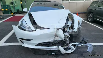 Photo 1 of 12: 2020 Tesla Model 3 Standard Rangeplus RWD, VIN 5YJ3E1EAXLF724273 — Korean insurance auction