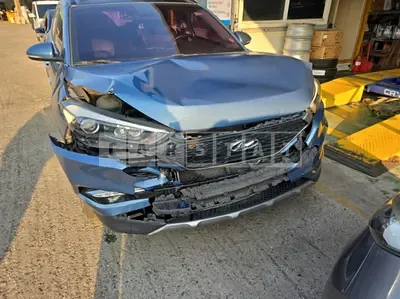 Photo 1 of 14: 2017 Hyundai Tucson, VIN KMHJ2815GHU224359 — Korean insurance auction