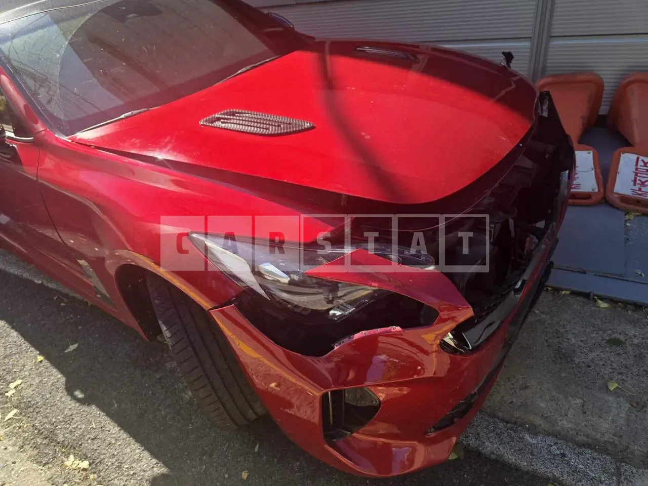 Photo 2 of 12: 2021 Kia Stinger, VIN KNAE551CDMS098410 — Korean insurance auction