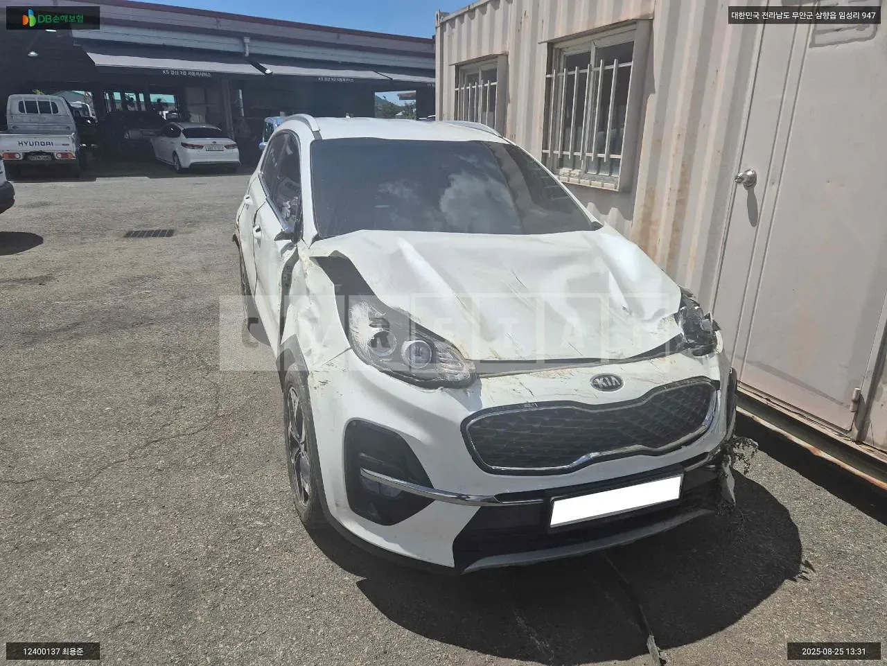 Photo 2 of 23: 2020 Kia Sportage, VIN KNAPN813BLK780158 — Korean insurance auction