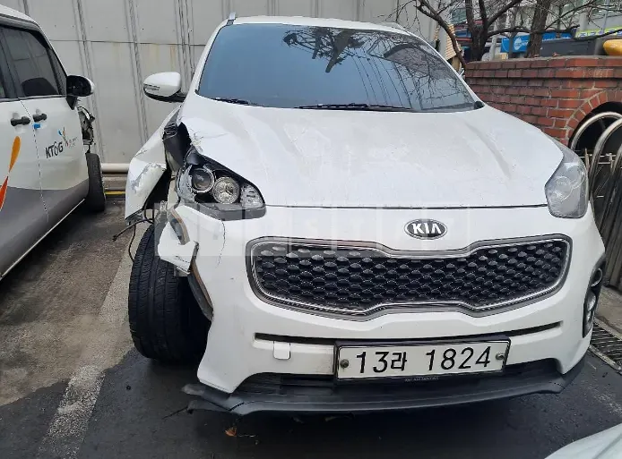 Photo 2 of 15: 2017 Kia Sportage, VIN KNAP6815GHK209895 — Korean insurance auction
