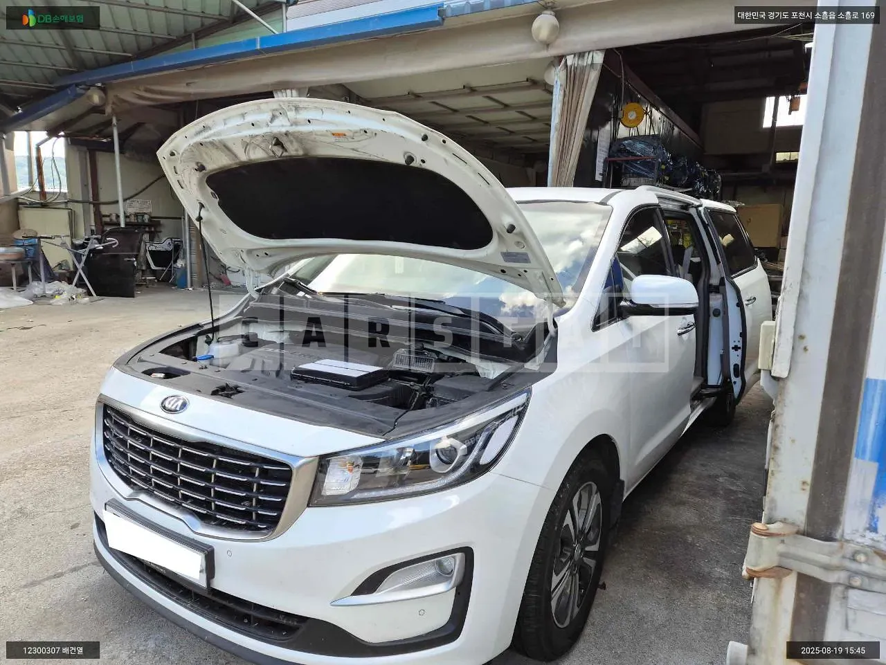Photo 2 of 25: 2019 Kia Carnival, VIN KNHMF37ABLS621548 — Korean insurance auction
