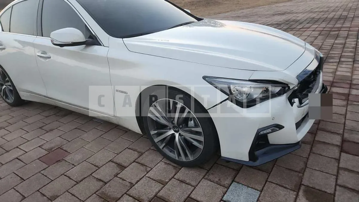 Photo 2 of 10: 2019 Infiniti Q50S Hybrid, VIN JNKAV71E7KM180077 — Korean insurance auction