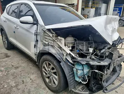 Photo 1 of 7: 2017 Hyundai Tucson, VIN KMHJ3815GHU246400 — Korean insurance auction