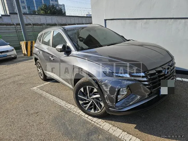 Photo 2 of 9: 2021 Hyundai Tucson Hybrid, VIN KMHJC811BMU016143 — Korean insurance auction