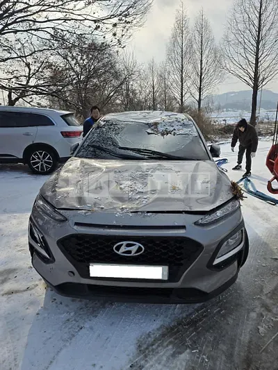 Photo 1 of 12: 2017 Hyundai Kona, VIN KMHK3816GJU025825 — Korean insurance auction