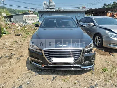 Photo 1 of 29: 2017 Hyundai Genesis G80 3.3, VIN KMHGM41DBJU238549 — Korean insurance auction