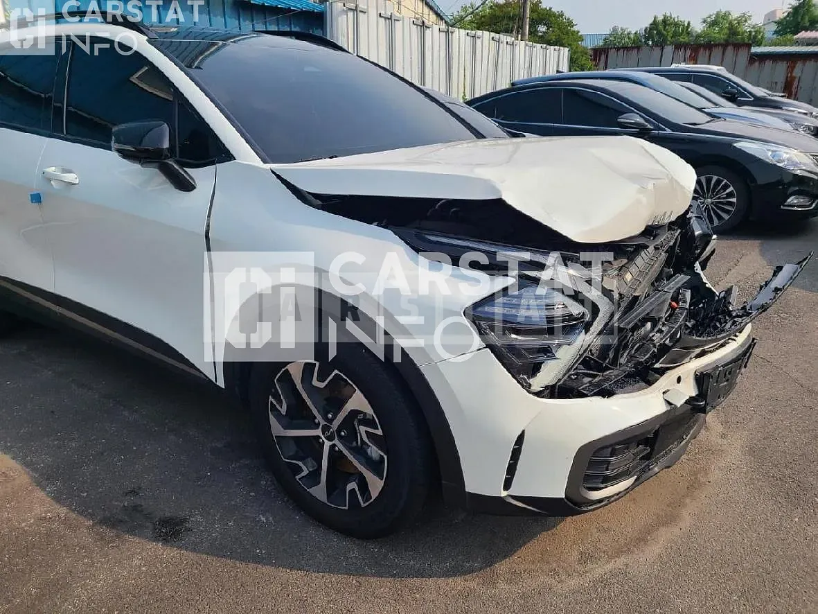 Photo 2 of 7: 2021 Kia Sportage 1.6 (Hybrid), VIN KNAPW81GBNK000635 — Korean insurance auction