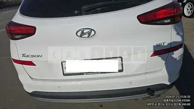 Photo 1 of 6: 2019 Hyundai Tucson, VIN KMHJ5812GKU837961 — Korean insurance auction