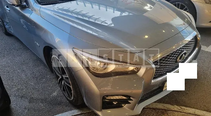 Photo 2 of 27: 2016 Infiniti Q50S Hybrid, VIN JNKAV71E0GM580618 — Korean insurance auction