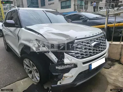 Photo 1 of 11: 2021 Ford Explorer 3.0, VIN 1FM5K8HC2MGC20956 — Korean insurance auction