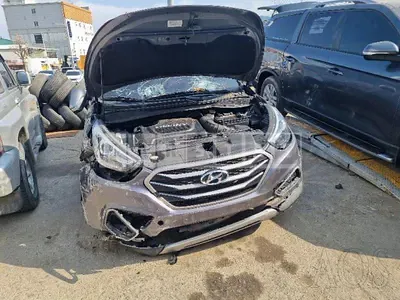 Photo 1 of 7: 2015 Hyundai Tucson ix 4WD, VIN KMHJU81VDFU070689 — Korean insurance auction