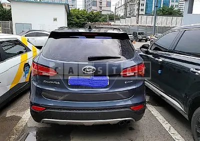 Photo 1 of 9: 2015 Hyundai Santa Fe, VIN KMHSW81UBFU400568 — Korean insurance auction