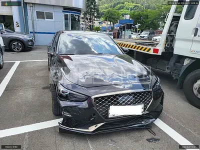 Photo 1 of 16: 2018 Genesis G70, VIN KMTG541EDJU010336 — Korean insurance auction