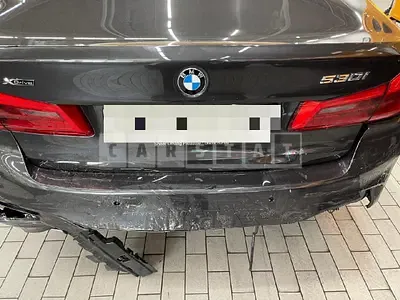 Photo 1 of 27: 2020 BMW 530i xDrive M Sport Package, VIN WBAJR910XLCE13771 — Korean insurance auction