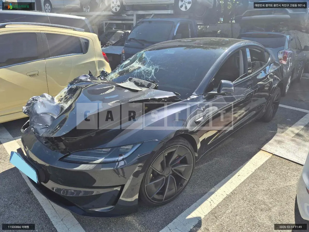 Photo 2 of 11: 2026 Tesla Model 3, VIN LRW3E7ET8TC774300 — Korean insurance auction